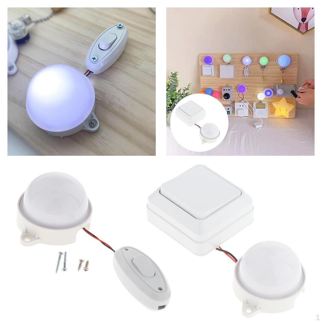 LED Busy Skill Educational Toy(Colorful +A Switch Ligh)