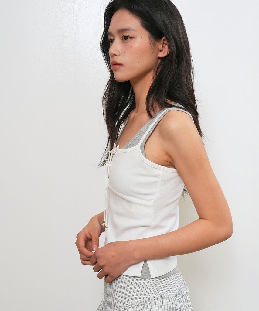 GENERALIDEA Eyelet Sleeveless [White] / Gf2Lts521