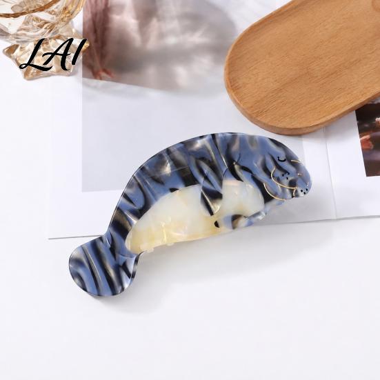 Fashionable Hairpins for Women Sea Animals Hair Claw Clip Women Elegant Ocean Theme Hairpin