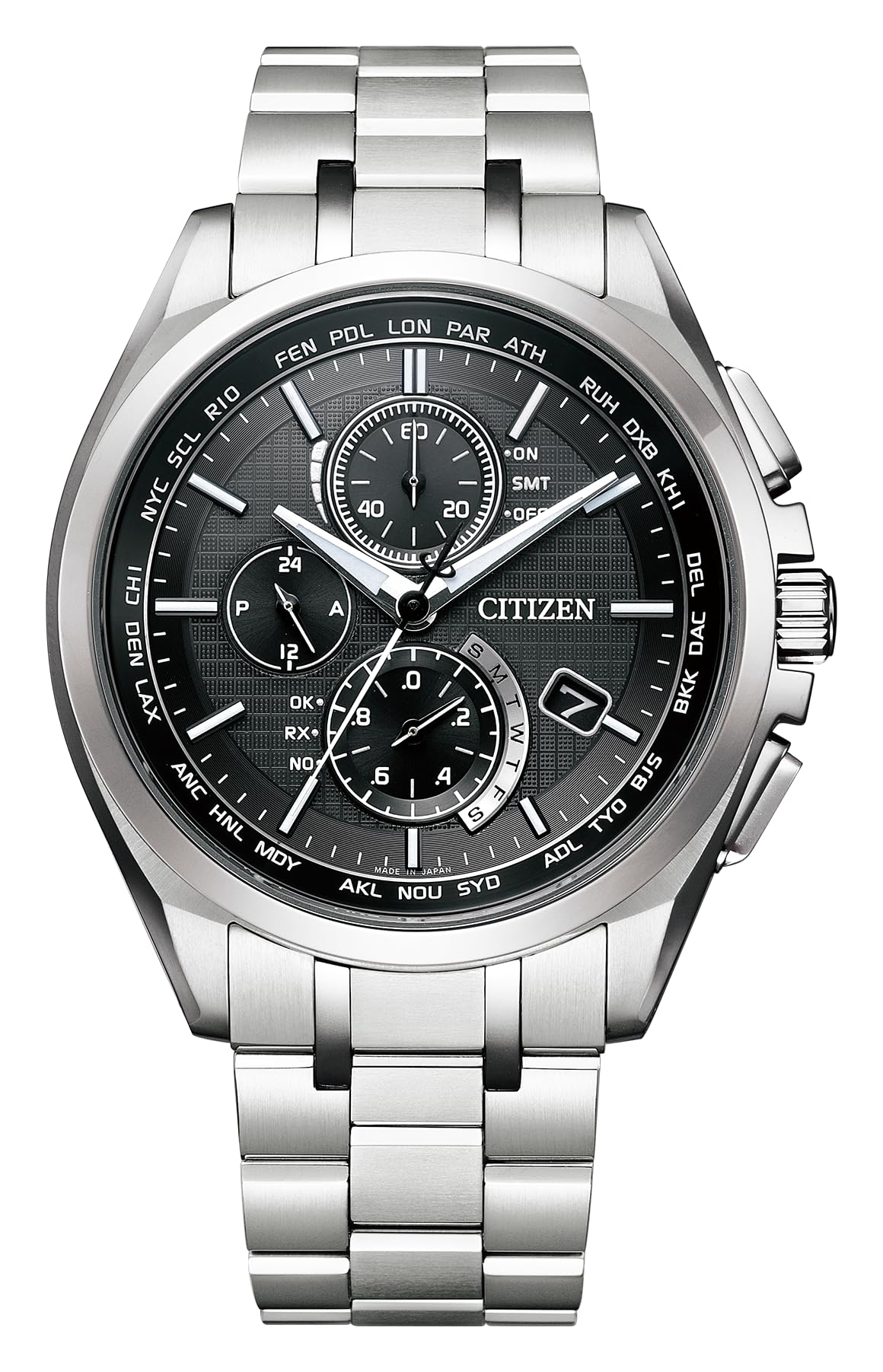 

[CITIZEN] ATTESA ATTESA Електро-хвильовий годинник Eco-Drive ( Срібний / Діловий / Водонепроникний / Чоловічий ) А...