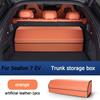 For BYD Sea Lion 7 EV Trunk Storage Box Leather Folding Storage Box Trunk Sorting Box Interior Accessories