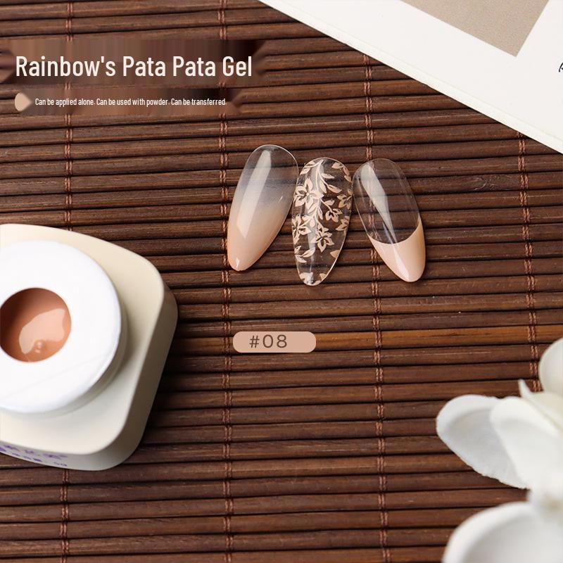 

Однотонный гель для девяти ячеек: 2024 Градиентный румянец для нейл-арта без мытья.