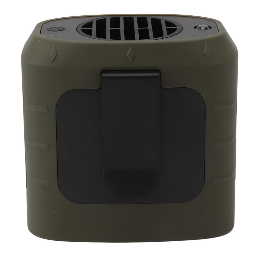 Portable Waist Clip Fan 3 Speeds Adjustable Low Noise Power Bank Hanging Neck Fan with LED Light