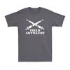 US Army Field Artillery Branch Insignia Crossed Cannons Veteran Graphic T-Shirt