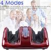 Shiatsu Kneading Roller Vibrator Machine Reflexology Calf Leg Pain Relax Electric Heating Foot Body Leg Massager 220V
