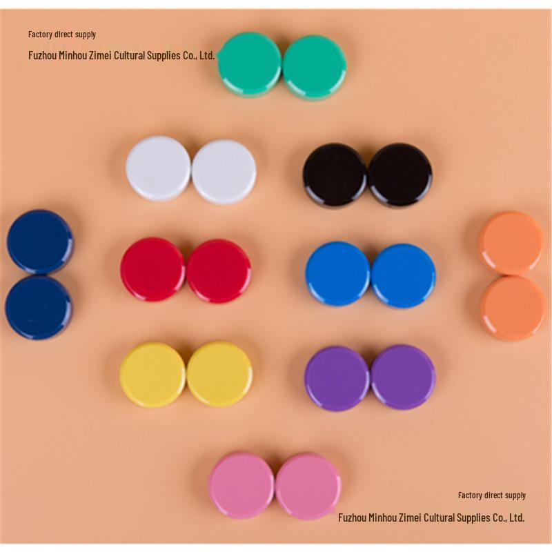 Flat 20mm Magnetic Beads - Teaching, Office, Whiteboard, and Fridge Magnets