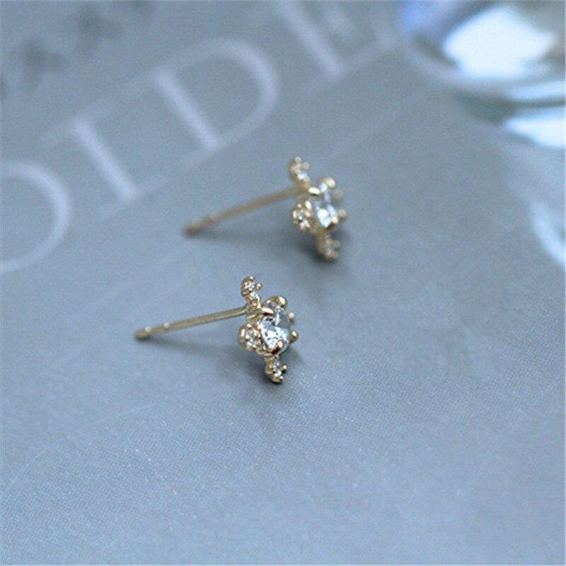 Idh 925 Sterling Silver Crystal Snowflake Ear Stud Earrings Womens Christmas Gift Günstig Kaufen - Preis, Kostenloser Versand, Echte Bewertungen Mit Fotos