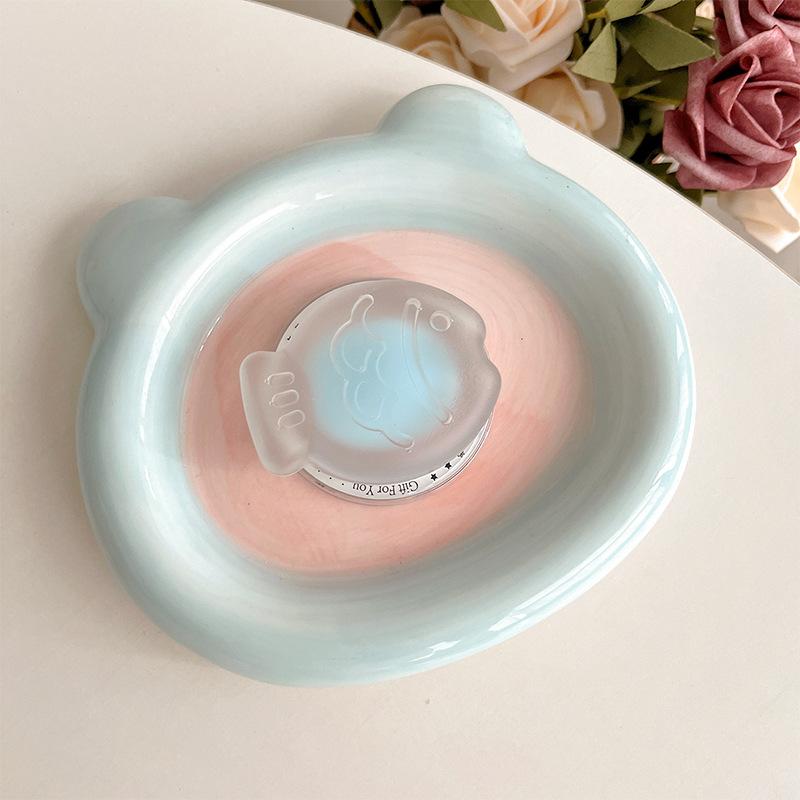 Transparent Matte Sandwich Snapper Burnt Mobile Phone Airbag Bracket Magnetic Suction Retractable Disassembly Portable Wind Woman
