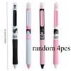 12Pcs Creative Cute Cat Style Gel Pens 0.5mm Black Quick-drying Click Pen for School Office Writing & Signature Stationery Gifts Holiday Gift Novelty