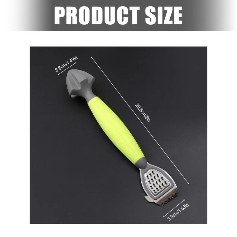 2 Piece Space Saving Portable Lemon Grater And Juicer Tool With Comfort Handle Kitchen Gadget For Drink Cocktails Cooking