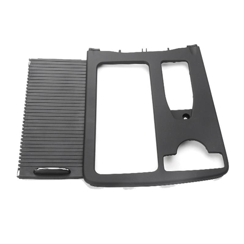 Car Center Console Roller Blind & Water Cup Holder Cover Kits For W204 W212 A2046807607 A20468047089051 D Parts