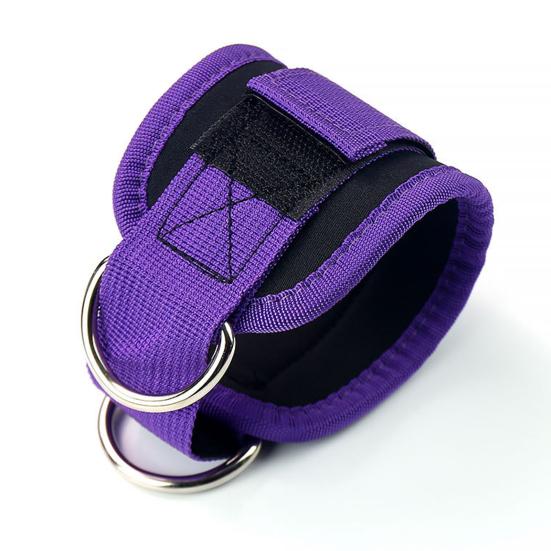 Ankle Strap for Cable Machine Adjustable Ankle Resistance Bands with Cuff for Gym Kickback Glute Workout Leg Extension Lower Body Exercise