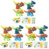 Brinquedos de Dinossauro Para Crianças Conjunto de Montar Desmontável Com Furadeira Elétrica e Caixa de Armazenamento