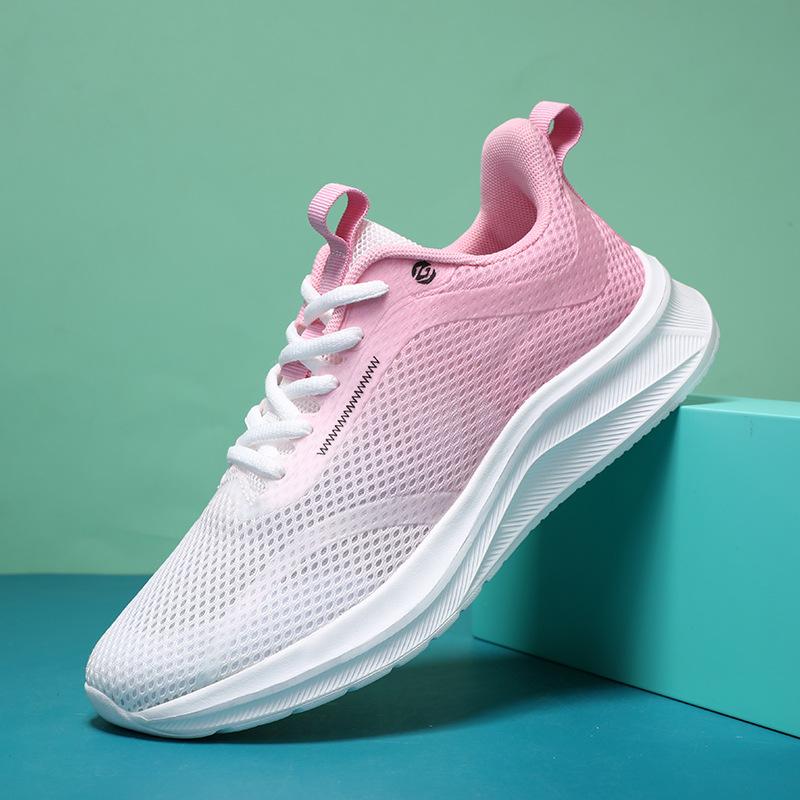 Teen sports shoes children's summer single mesh thin mesh shoes breathable running shoes male students lightweight running shoes