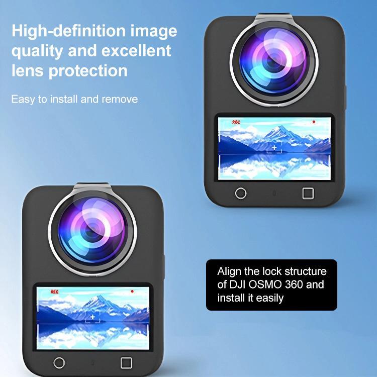 PULUZ High-Transparency Anti-Scratch Protective Lens for DJI OSMO 360 Panoramic Camera