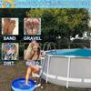 1PC Portable Inflatable Pool Foot Bath Basin,Foldable Foot Soaking Washing Basin for Pool Entry,Summer Swimming Pool Clean Feet Accessories