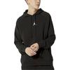Jordan Solid Color Hoodie With Logo Print Long Sleeve Sweatshirt Men Tops Black DQ7328-010