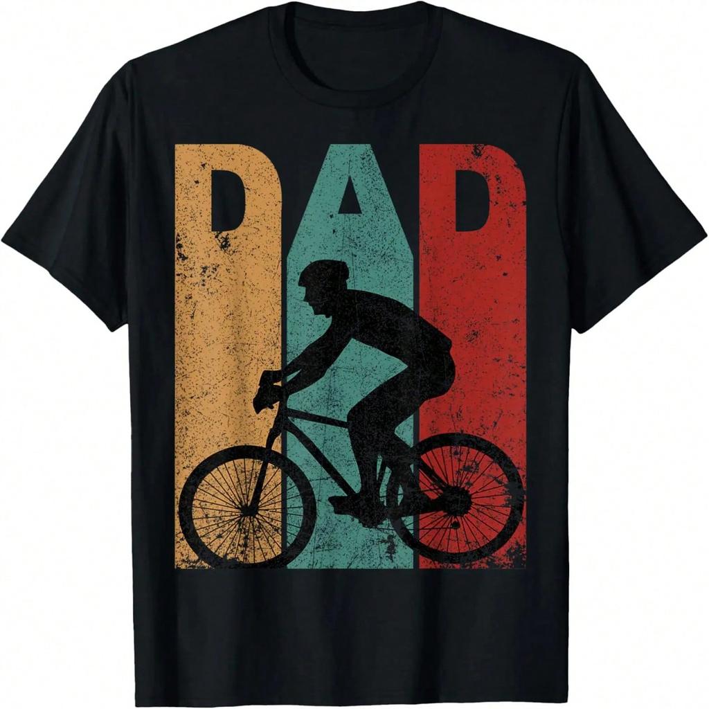 Maglietta Vintage Bicicletta Papà Ciclismo Ciclista Papino Festa del Papà Regalo