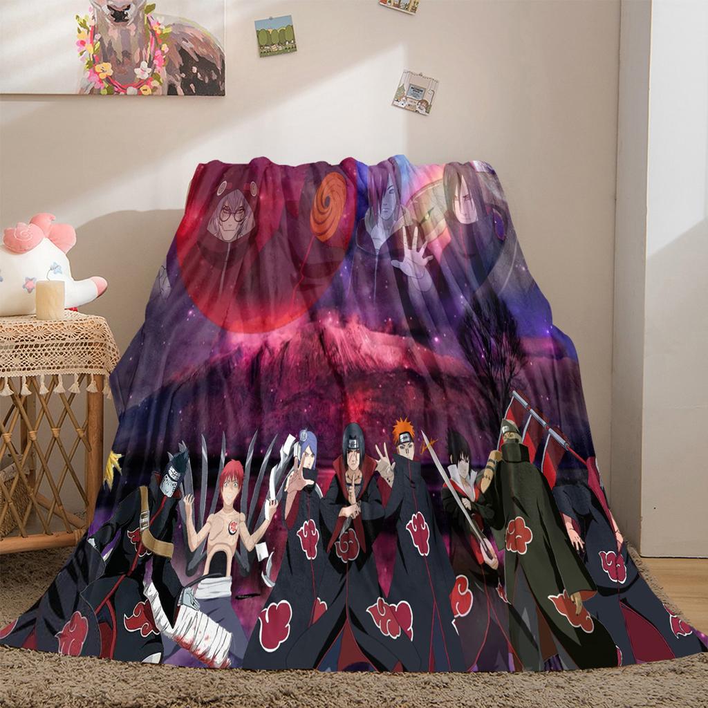 Japanese anime cartoon NARUTO famous Uzumaki Naruto blanket soft home furnishing nap decoration four seasons warm Sherpa blanket B11
