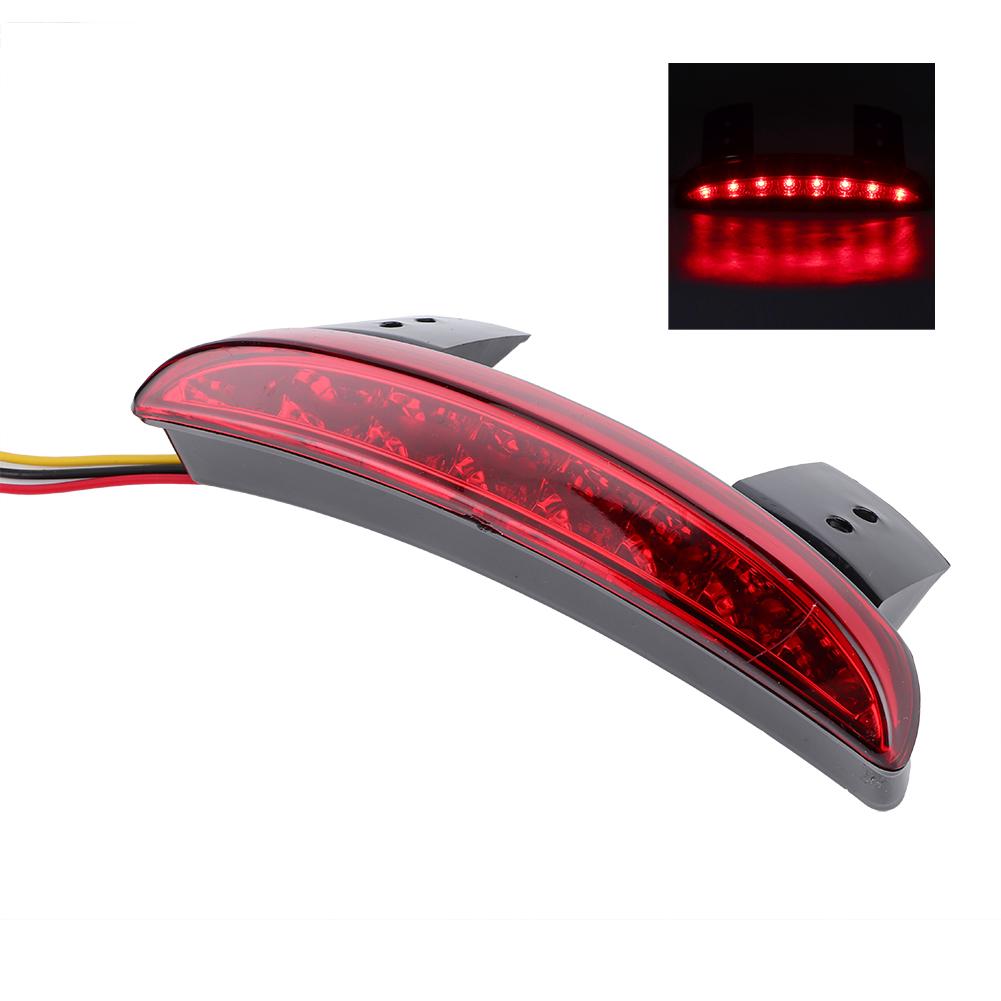 Motorcycle Tail Light Fender Edge Brake LED Lamp Fit for Touring XL 883 1200