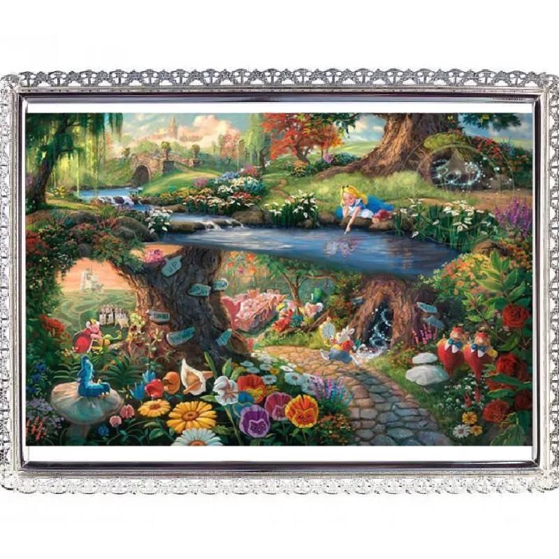 Meerjungfrauenprinzessin Leinwand Wandkunst Modernes Märchen Schlafzimmer Kinderzimmer Dekorative Malerei