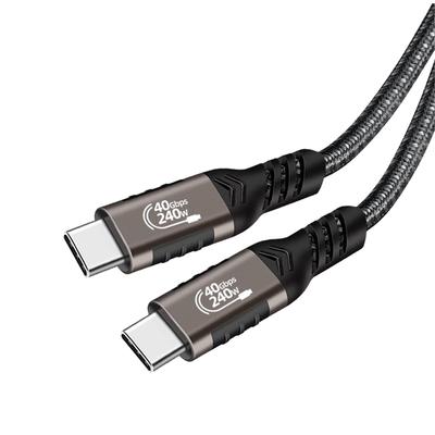 Popolier Thunderbolt 4 Kabel USB4 Kompatibel Ausgang 40Gbps Datentransfer Video Thunderbolt 4 Kabel Abwärtskompatibel mit und Laptops (0,2m,