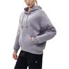 FILA Athletics Loose Simple Sports Casual Knit Hooded Long Sleeve Sweatshirt Women sweatshirt Dark-Purple A11W241213F-DP