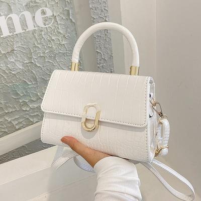 Umhängetasche, Kleine quadratische Handtasche, Vielseitige Handtasche, Schultertasche für Damen.