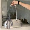 Women Single Shoulder Bag Faux Leather Waterproof Large Capacity Solid Color Casual Zipper Ladies Girls