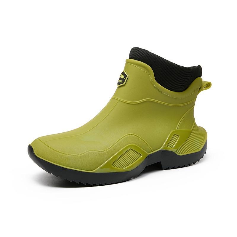 Large Size Rain Shoes Female Adult Size 4 4 Women's Low-top Rain Boots Fashionable Outer Wear Non-slip Waterproof Shoes Men's Rubber Shoes