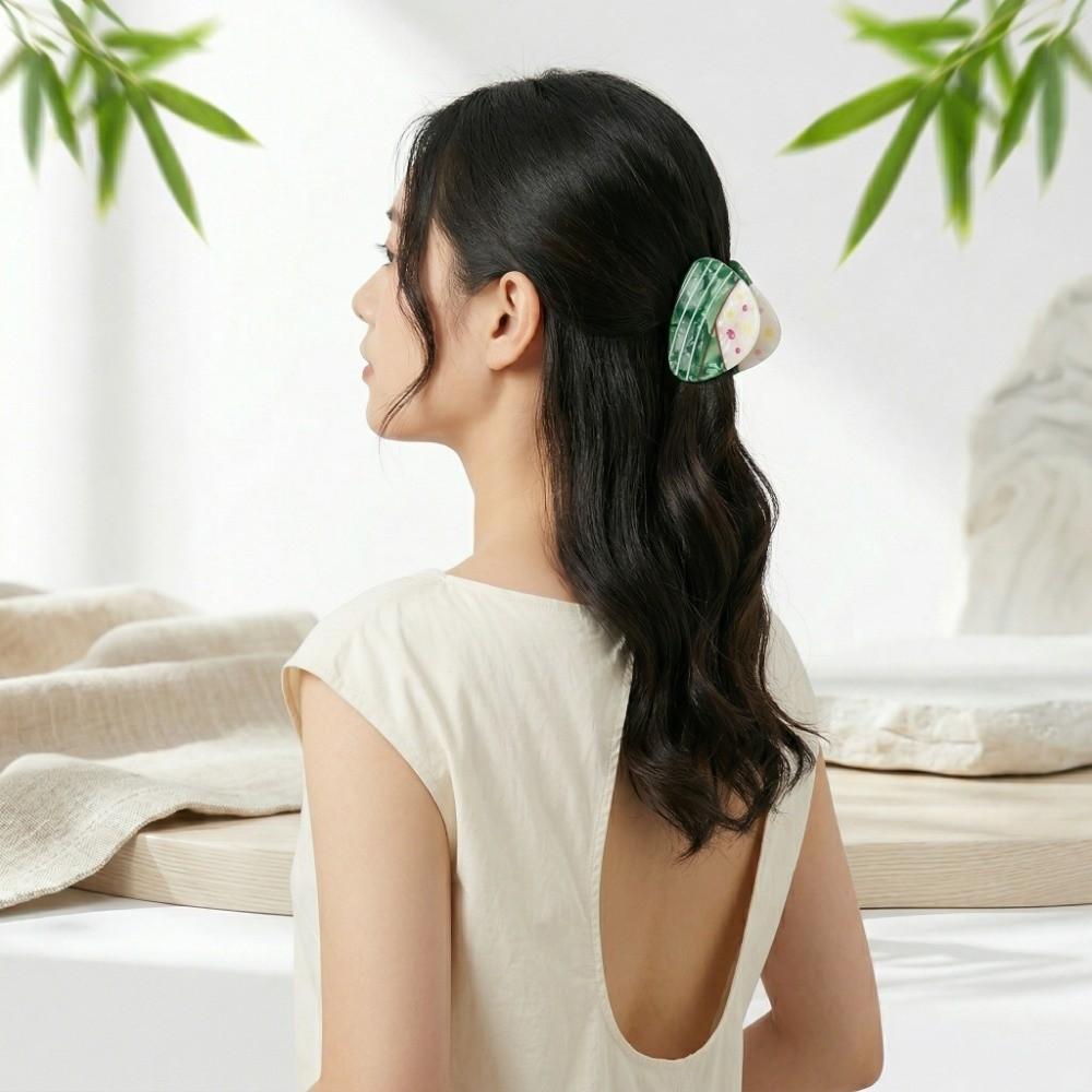 Waterproof Acetic Acid Hair Claw High-Quality Rice Dumpling Hairgrips Ponytail Holder