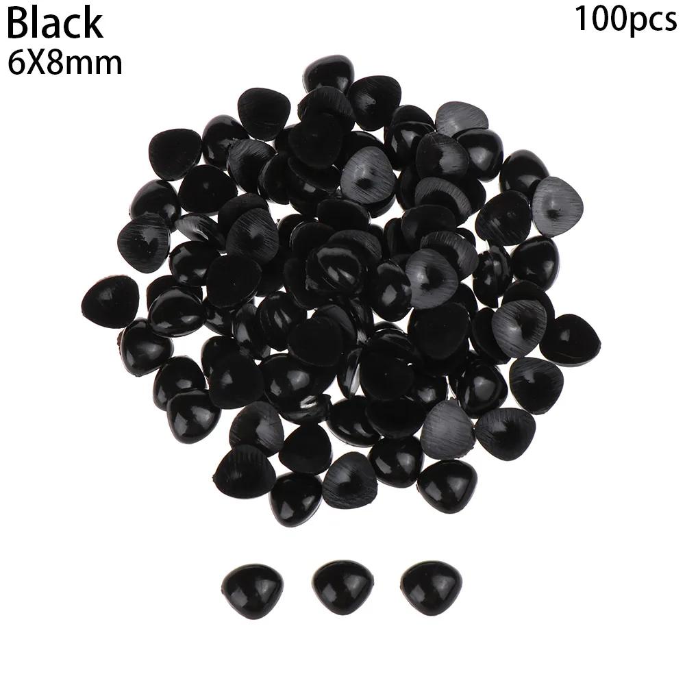 100Pcs/Pack Plastic Triangle Noses For Dolls Toys For Bear Buttons Toy DIY Crafts Safety Child Kids Dolls Nose Accessories
