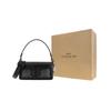 Coach Tabby 20 Logo Coated Canvas And Leather Crossbody Bag Women Bags Black CQ765-MWO1U