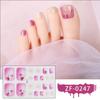 22tips/sheet Toenail Sticker Full Cover Waterproof Non-toxic Sticker Foot Toenail Tablets Nail Sticker DIY Nail Art Tool