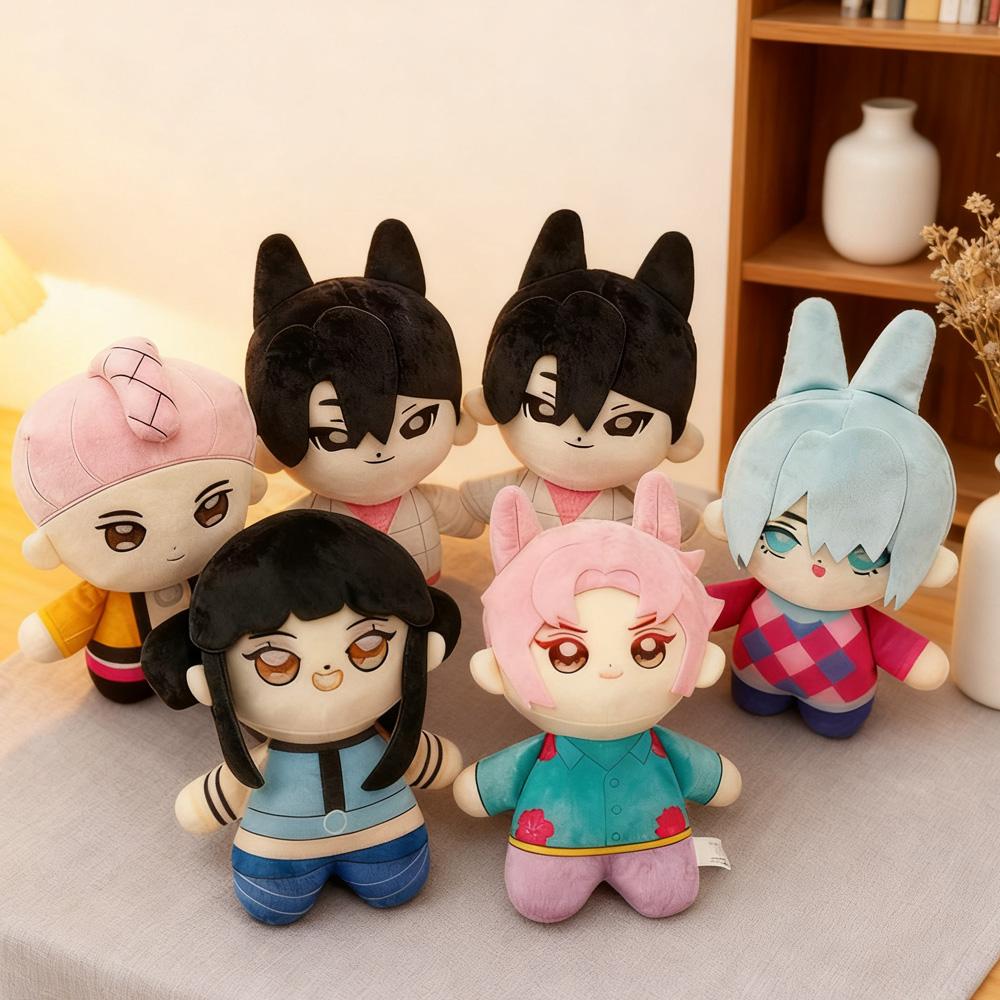 7style  Demon Hunters Tiger Plush Cute Cartoon Bird Plushie Kawaii Anime Stuffed Doll Soft Decor Pillow Toy Gift