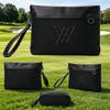 2026 Koreanische Golftasche Luxuriöse Lederhandtasche Kosmetiktasche Wasserdichter Toilettenartikel-Organizer Modische Reißverschluss-Tragetasche Ausrüstungstasche