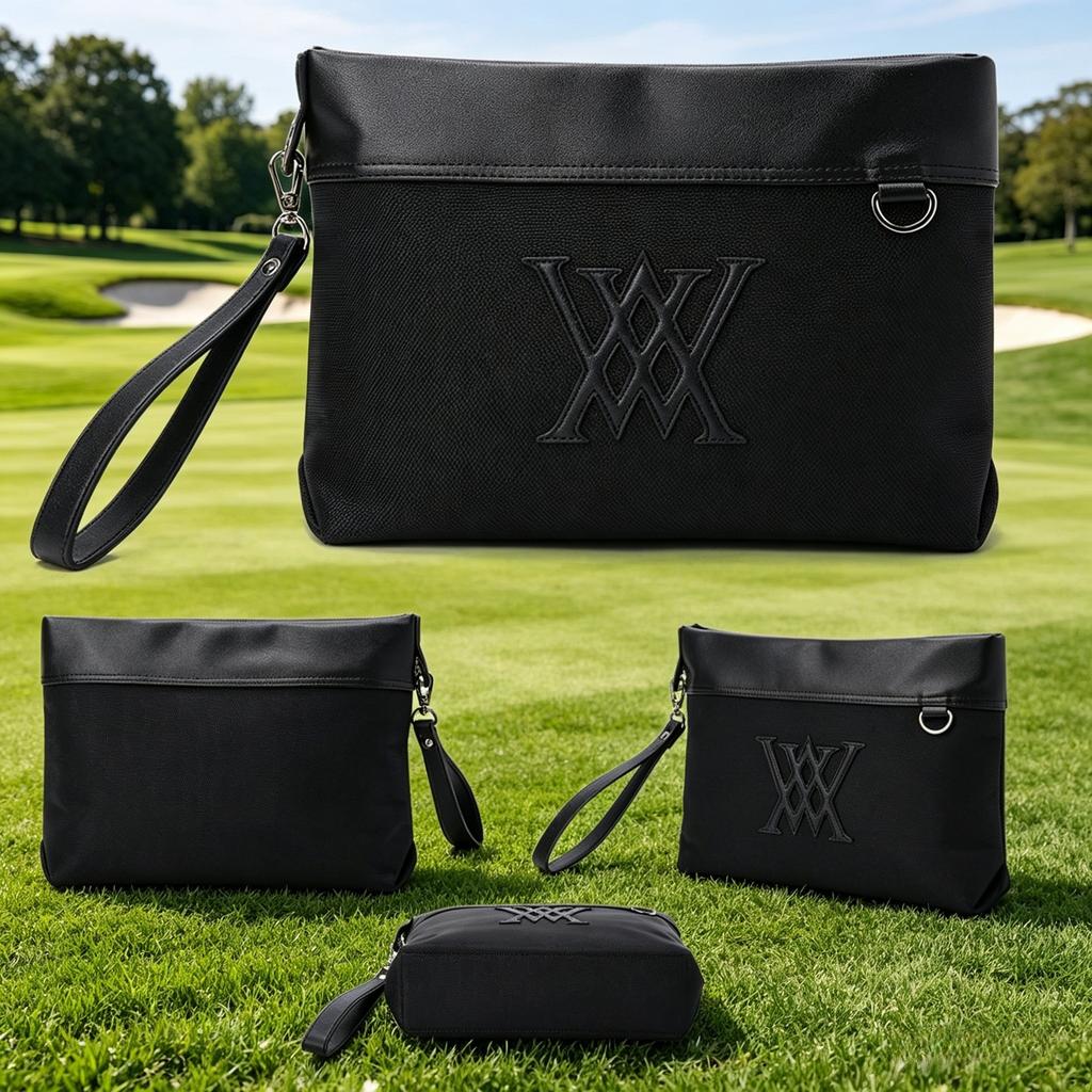 2026 Koreanische Golftasche Luxuriöse Lederhandtasche Kosmetiktasche Wasserdichter Toilettenartikel-Organizer Modische Reißverschluss-Tragetasche Ausrüstungstasche