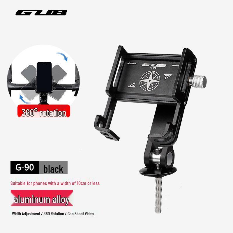 GUB G-90 Rotating Aluminum Bike Phone  Video Holder Stem Cap Standard Fit