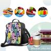 Funny Llamas Faces Lunch Box Insulated Meal Bag Animal Print Lunch Bag Food Container for Boys Girls School Travel Picnic