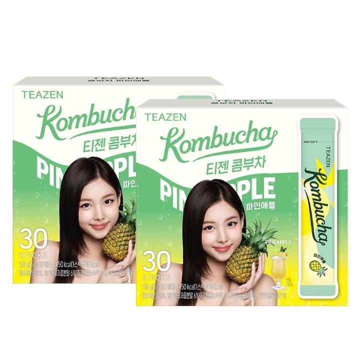 Teazen Kombucha Pineapple (1Box 30 Sticks), Korea Kombucha
