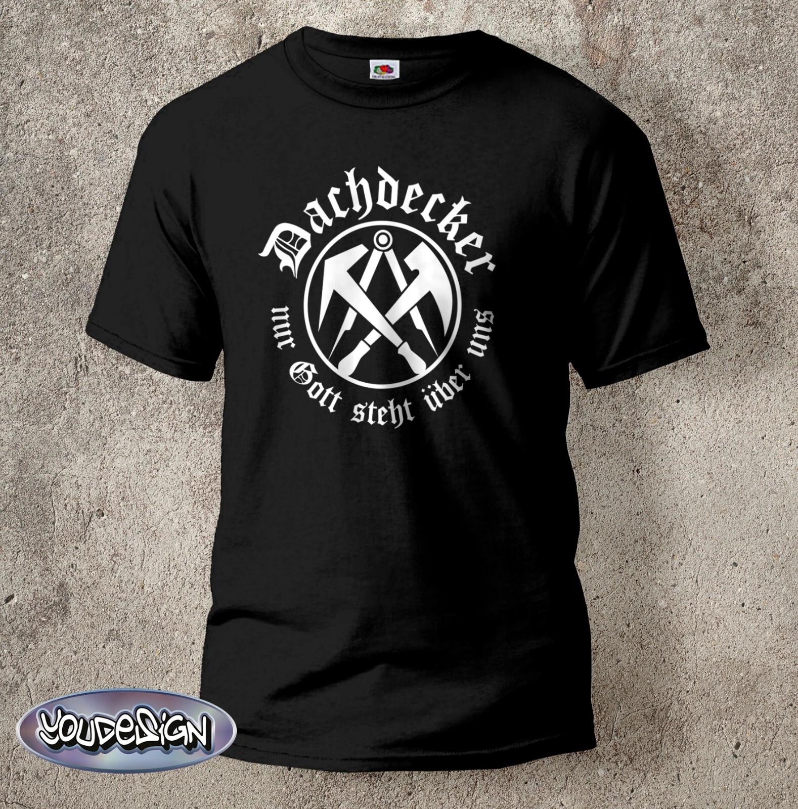 Roofer Guild Symbol T-Shirt Guild Sign Shirt Coat of Arms Logo Roof God S-5XL XXXL