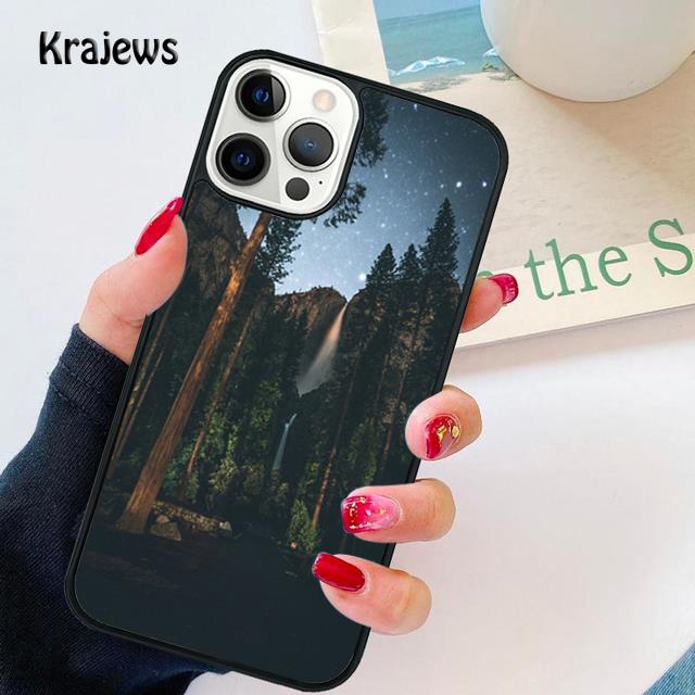 Beautiful Nature Forest Tree soft Phone Case Cover For iPhone 17 Air 16 15 14 plus 12 13 pro max coque Fundas
