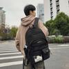 Middle School Student Schoolbag New Large-capacity Leisure Travel Couple Backpack Trendy Fashion Nylon Backpack