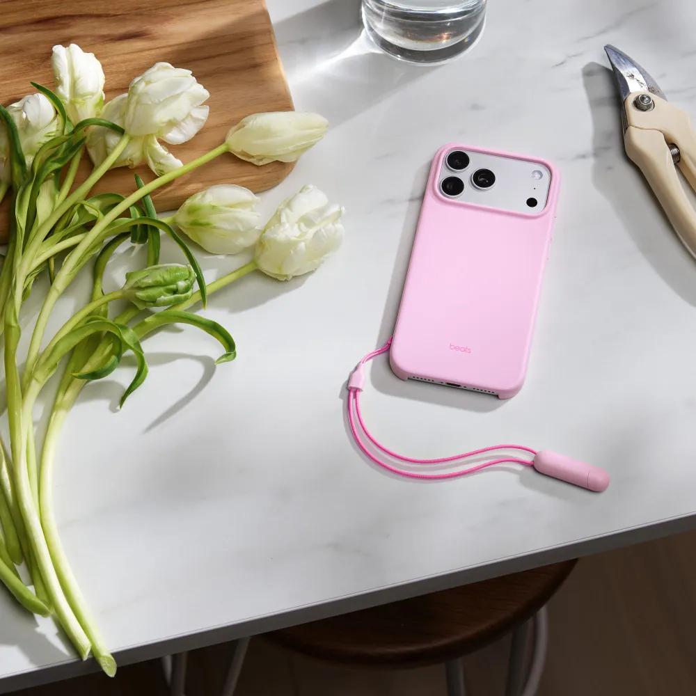 Beats ist geeignet für iPhone 17 Pro Max / iPhone 17 Pro Max Hülle mit Band, MagSafe-Unterstützung und Kamerasteuerung, offizielle Replik