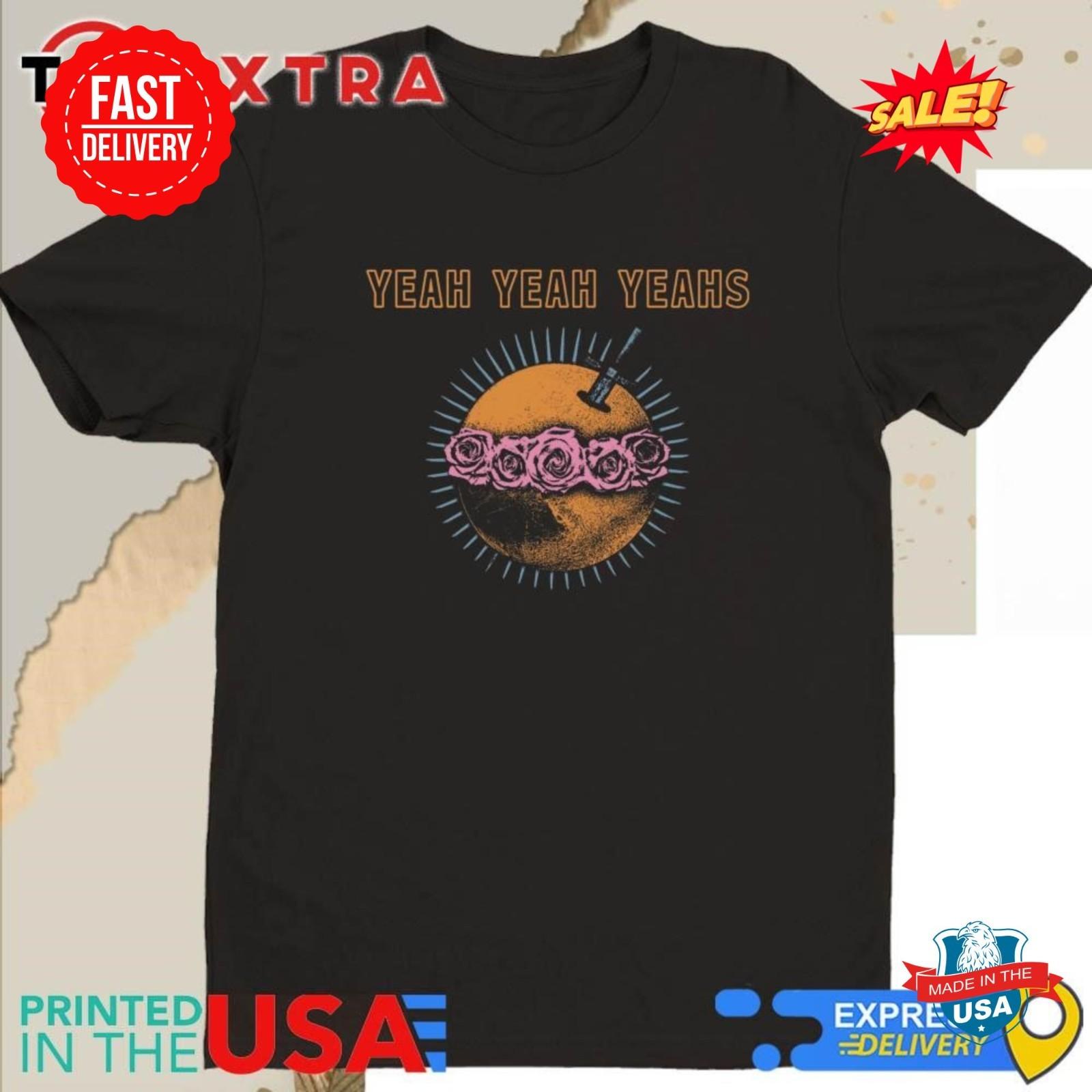 Yeah Yeah Yeahs Moon Rose Shirt S-5XL S