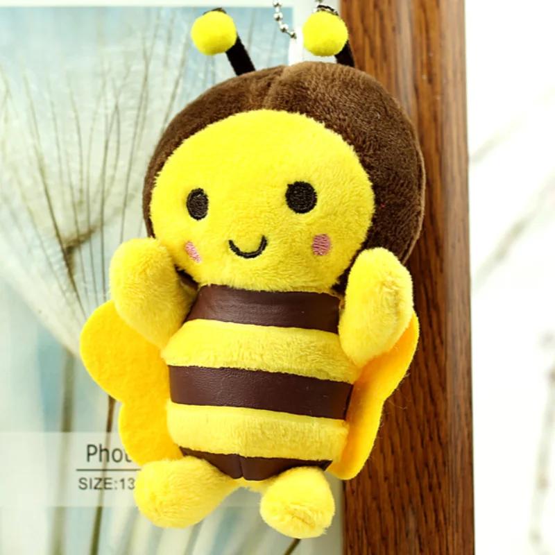 12cm Pluszowa Lalka Festiwalu Pszczół Dekoracja Aktywności Festiwalu Animacji Prezent Uroczy Pluszowy Mały Wisiorek Pluszowa Lalka Pszczoła Wisiorek do Torby