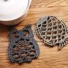 Cast Iron Animal Trivet-Decorative Coaster for Kitchen Counter  Dining Table Vintage Fashioned,Farmhouse,Rustic,Artisan Design