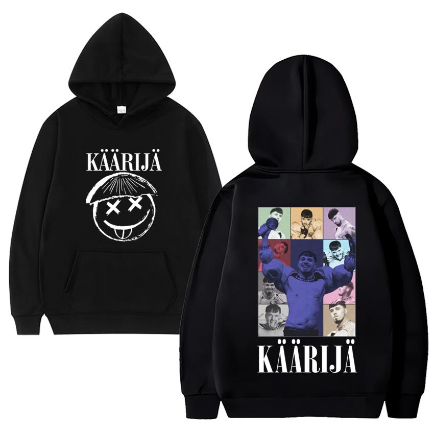 Käärijä Sänger The Eras Tour Doppelseitiger Druck Hoodie Unisex Lässig Fleece Langarm Streetwear Männer Frauen Vintage Sweatshirt