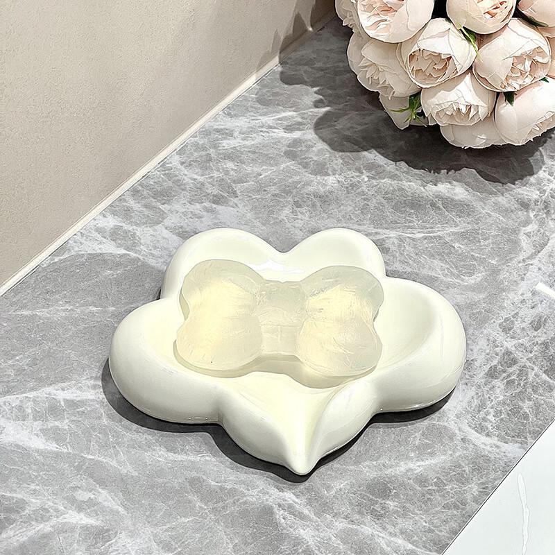 Qianxing Cloud Ceramic Soap Dish (10-Pack)