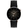 ERBORD Universal Silicone Strap 20mm, Tropic, Black / Black Buckle